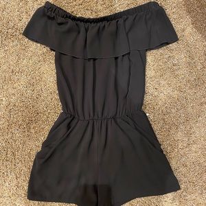 Black romper.
